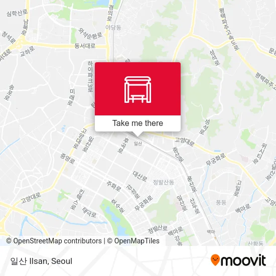 일산 Ilsan map