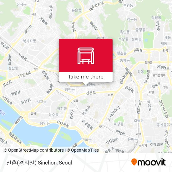 신촌(경의선) Sinchon map