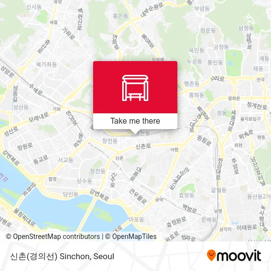 신촌(경의선) Sinchon map