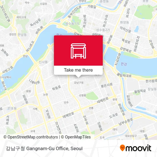 강남구청 Gangnam-Gu Office map
