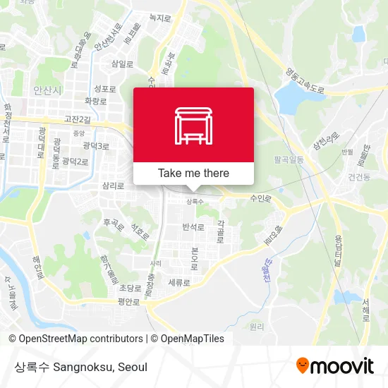 상록수 Sangnoksu map