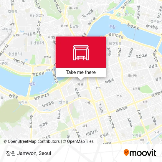 잠원 Jamwon map