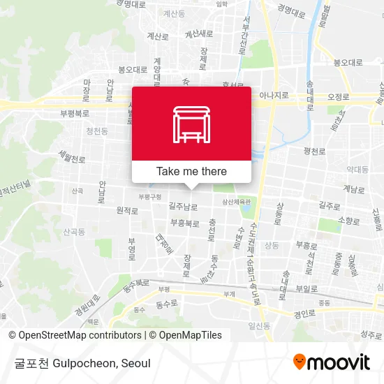굴포천 Gulpocheon map