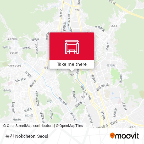 녹천 Nokcheon map