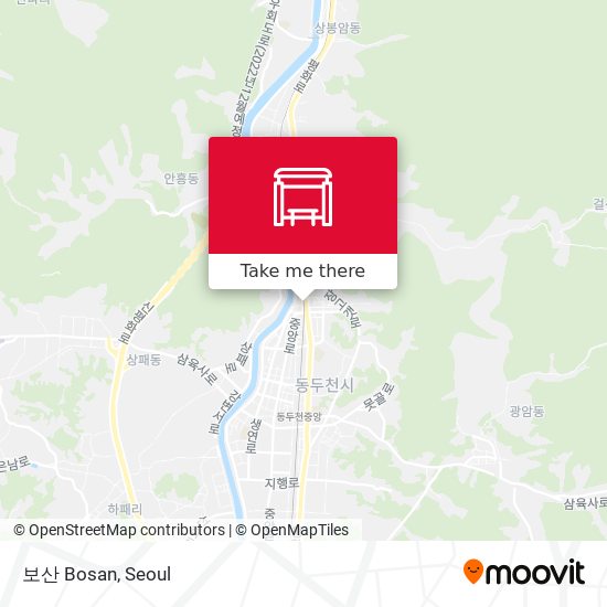 보산 Bosan map