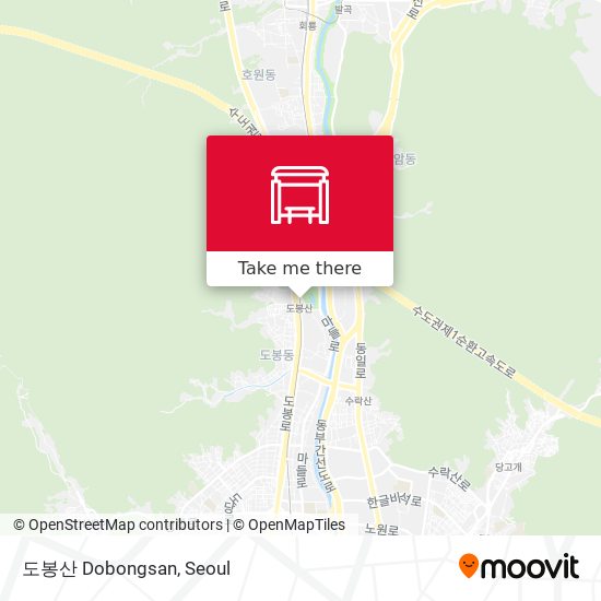 도봉산 Dobongsan map