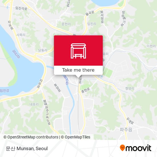 문산 Munsan map