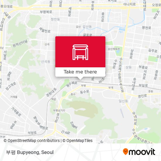 부평 Bupyeong map