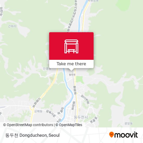 동두천 Dongducheon map