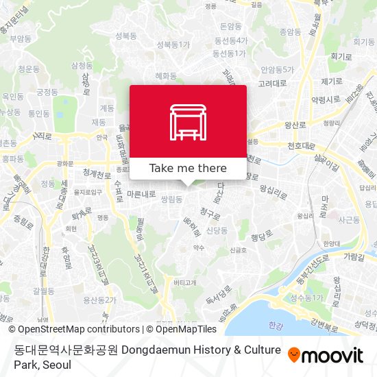 동대문역사문화공원 Dongdaemun History & Culture Park map