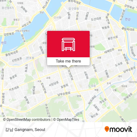 강남 Gangnam map
