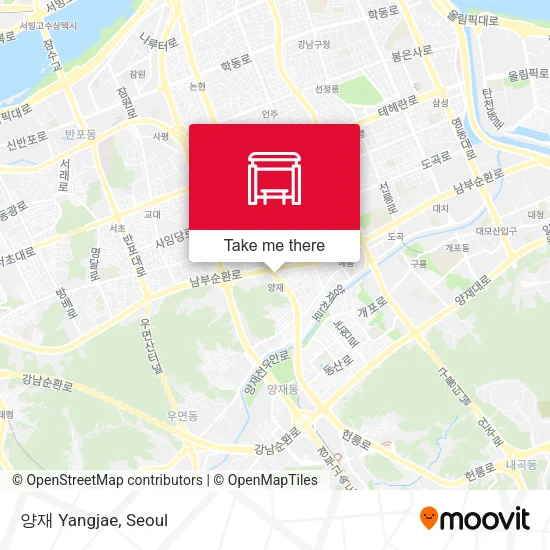 양재 Yangjae map