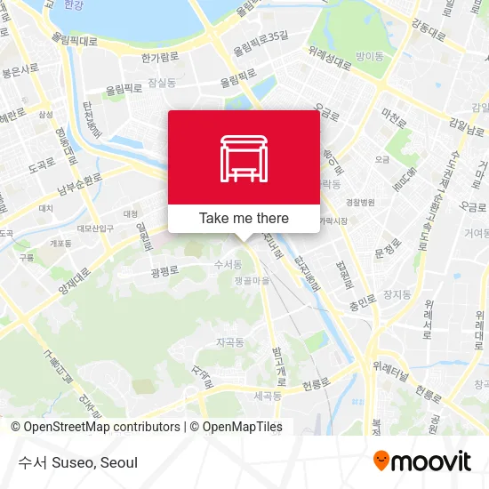 수서 Suseo map