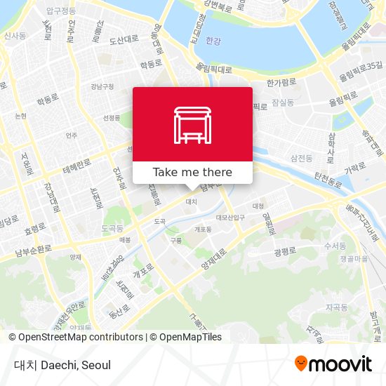 대치 Daechi map
