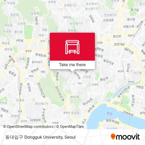 동대입구 Dongguk University map