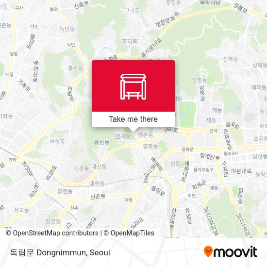 독립문 Dongnimmun map