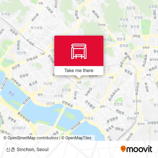 신촌 Sinchon map