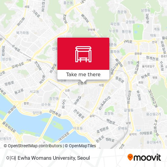 이대 Ewha Womans University map