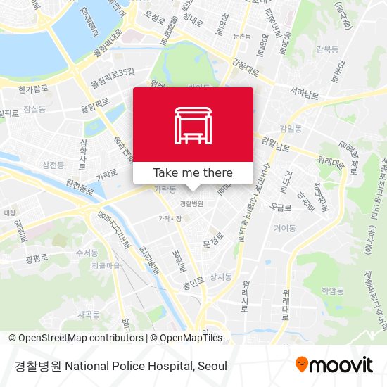 경찰병원 National Police Hospital map