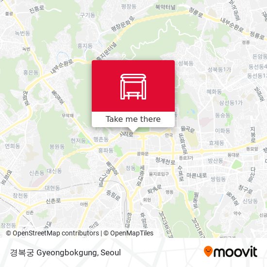 경복궁 Gyeongbokgung map