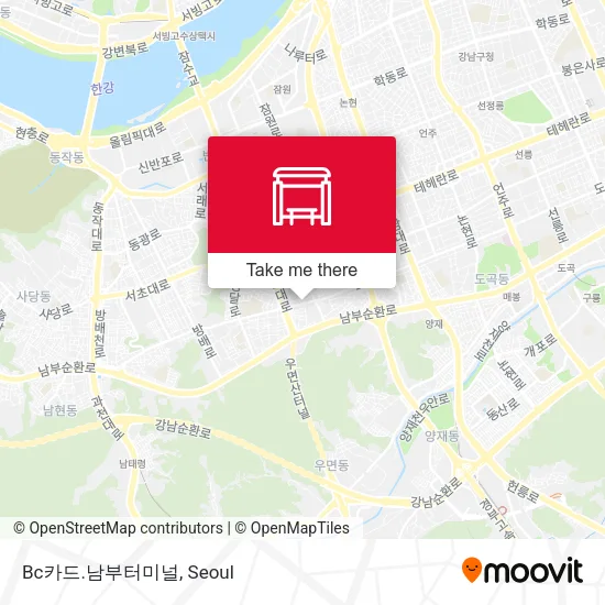 Bc카드.남부터미널 map