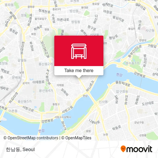 한남동 map