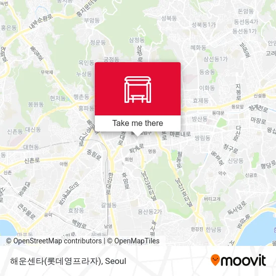 해운센타(롯데영프라자) map