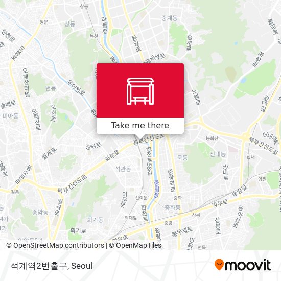 석계역2번출구 map