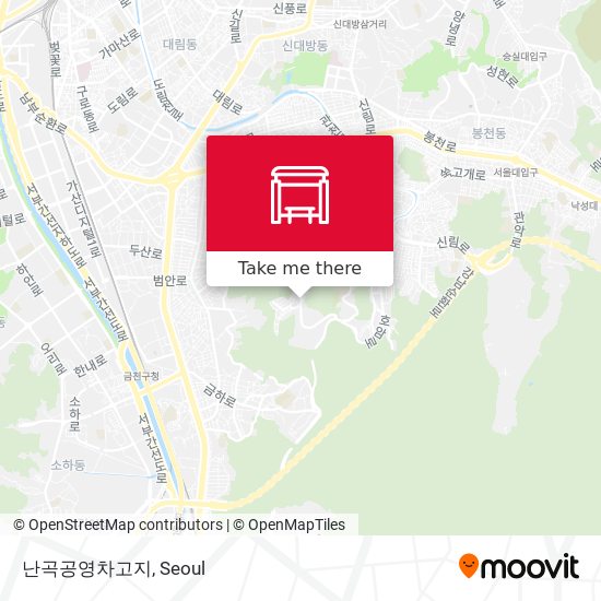 난곡공영차고지 map