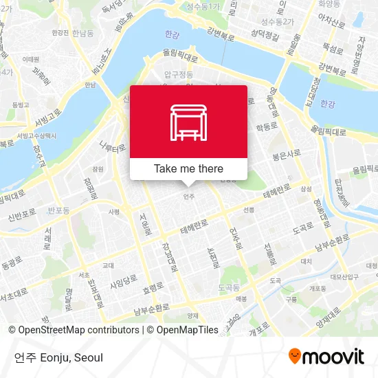 언주 Eonju map