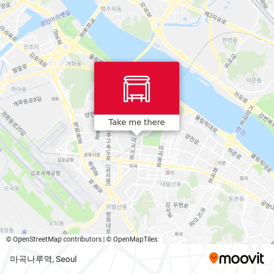 마곡나루역 map