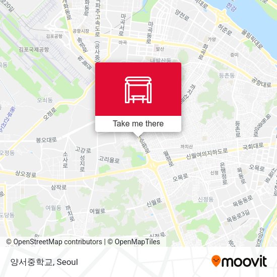 양서중학교 map