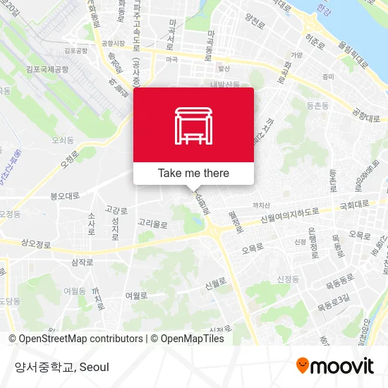 양서중학교 map