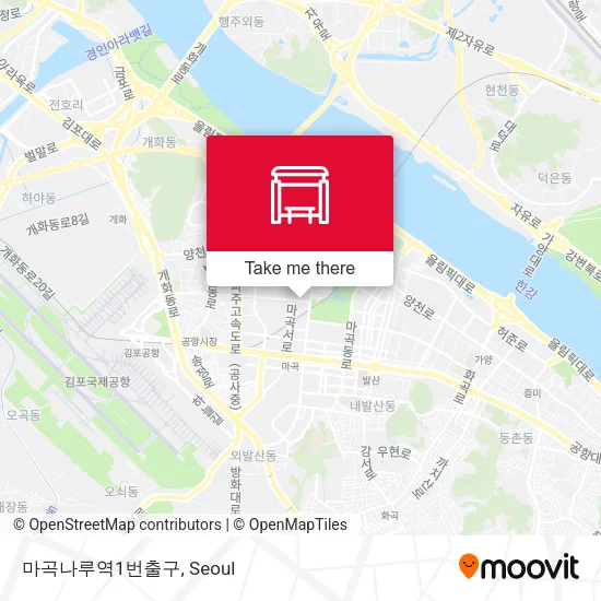 마곡나루역1번출구 map