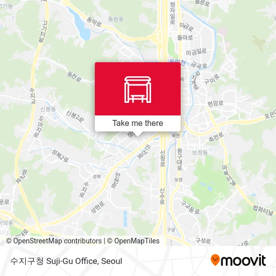 수지구청 Suji-Gu Office map