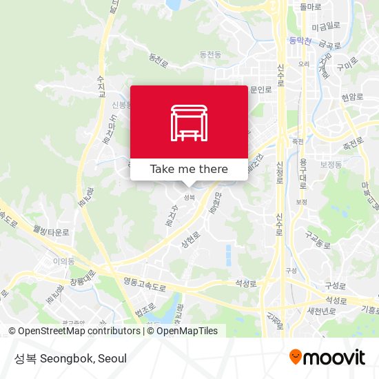 성복 Seongbok map