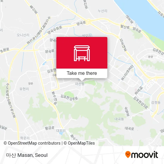 마산 Masan map