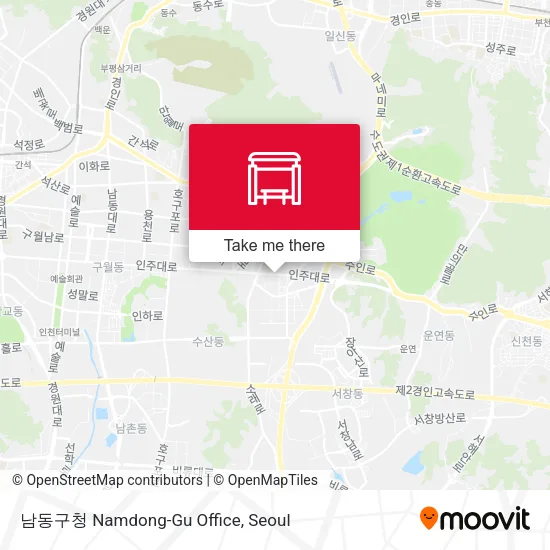 남동구청 Namdong-Gu Office map