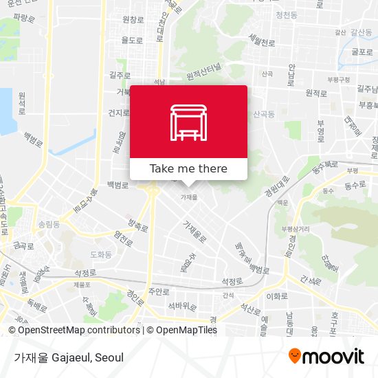 가재울 Gajaeul map