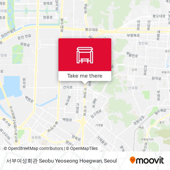 서부여성회관 Seobu Yeoseong Hoegwan map