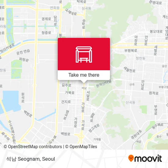 석남 Seognam map