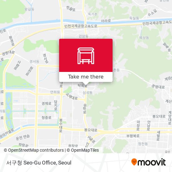 서구청 Seo-Gu Office map