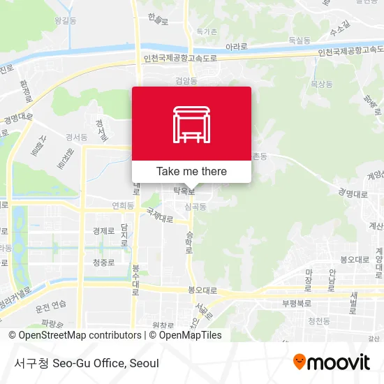 서구청 Seo-Gu Office map