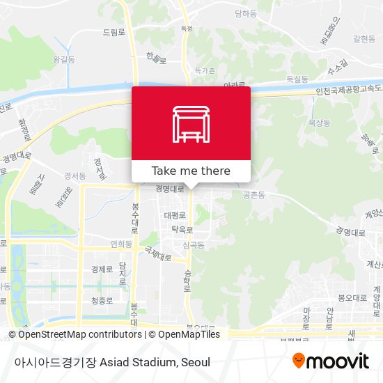 아시아드경기장 Asiad Stadium map