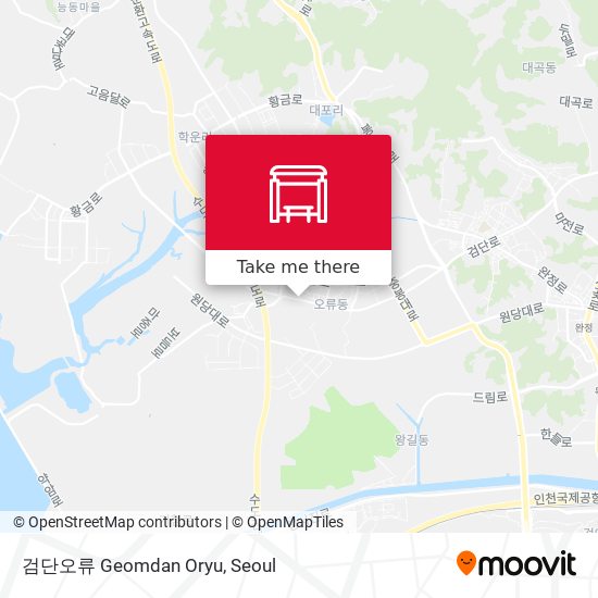 검단오류 Geomdan Oryu map