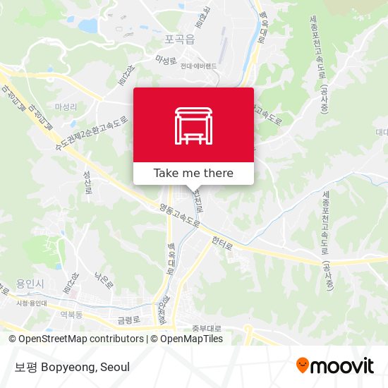 보평 Bopyeong map