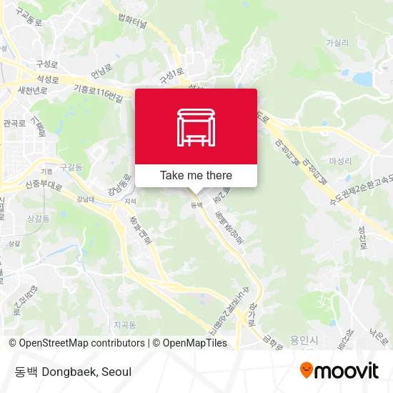 동백 Dongbaek map