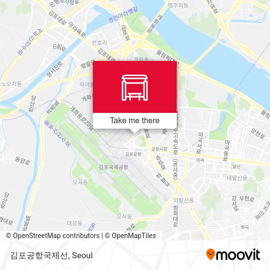 김포공항국제선 map