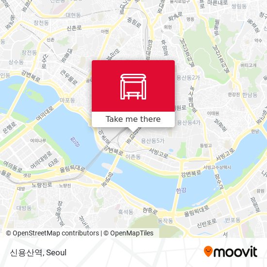 신용산역 map