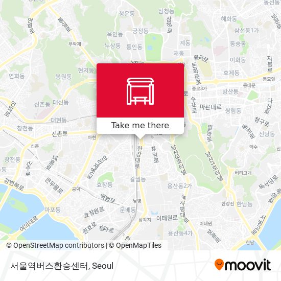 서울역버스환승센터 map